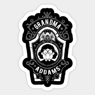 Grandma Addams Sticker